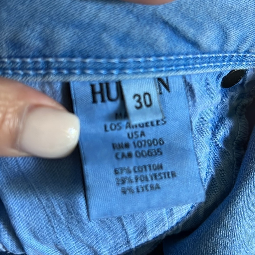 Hudson Collin Skinny Crop in Mariner Blue - Picture 9 of 10